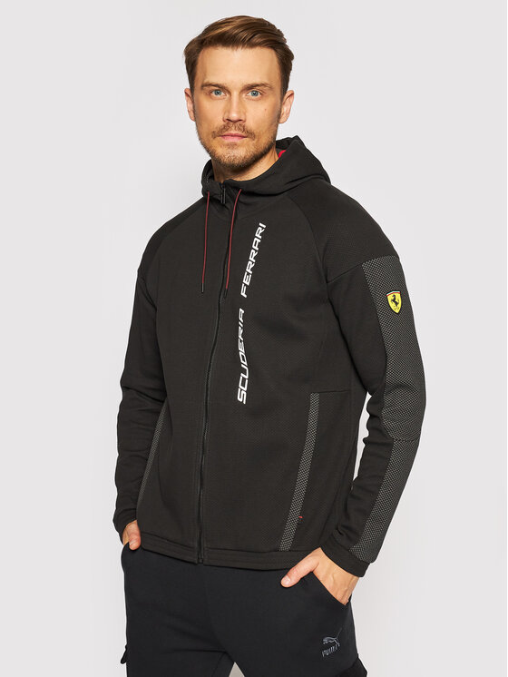 Puma Sweatshirt Ferrari Race Hdd Sweat 597951 Noir Regular Fit Modivo