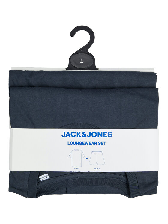Jack&Jones Jack&Jones Piżama Omaha 12276880 Granatowy Standard Fit