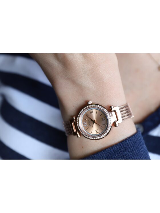 Guess Guess Zegarek W1009L3 Różowe złoto
