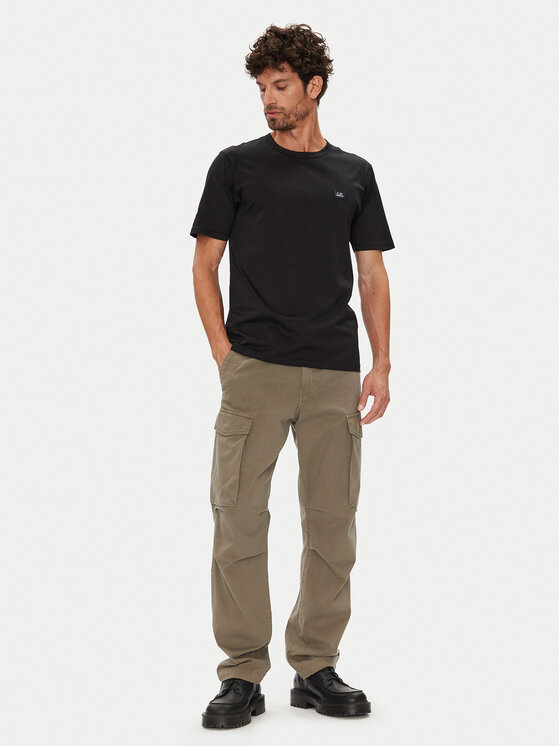 C.P. Company C.P. Company Тишърт 19CMTS132A006374G Черен Regular Fit