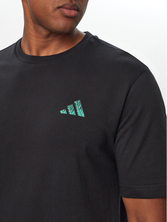 adidas adidas Тишърт Taste Of Victory Pasta KG0946 Черен Regular Fit