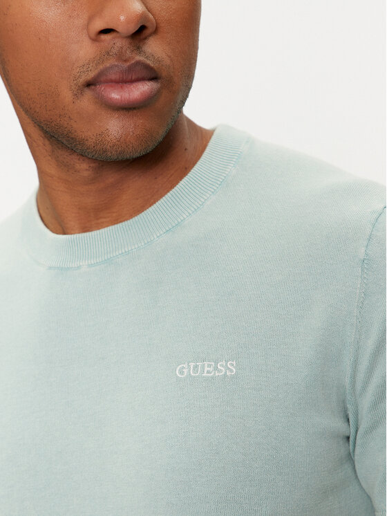 Guess Guess Πουλόβερ M4GR05 Z3DN1 Ανοιχτό μπλε Regular Fit