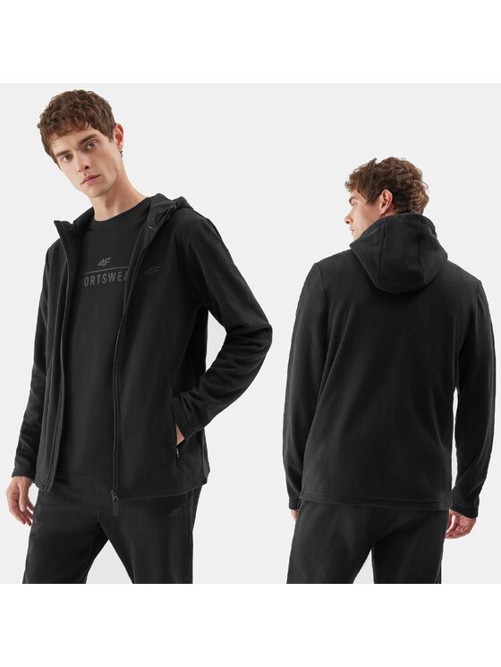 4F 4F Polar 4FAW23TFLEM121 Czarny Regular Fit