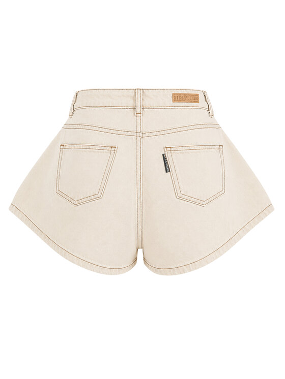 MissDenim MissDenim Szorty jeansowe Skorts Beżowy jasny Regular Fit