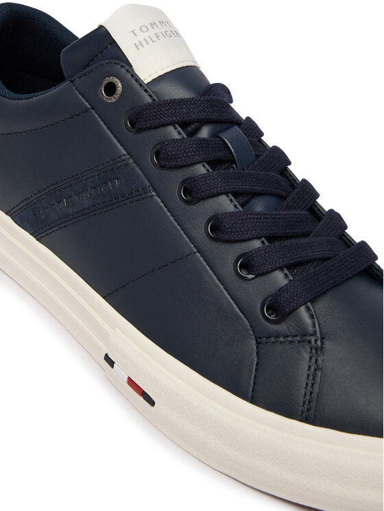 Tommy Hilfiger Tommy Hilfiger Tenisice Premium Lth Vulc Long Lace FM0FM05948 Tamnoplava