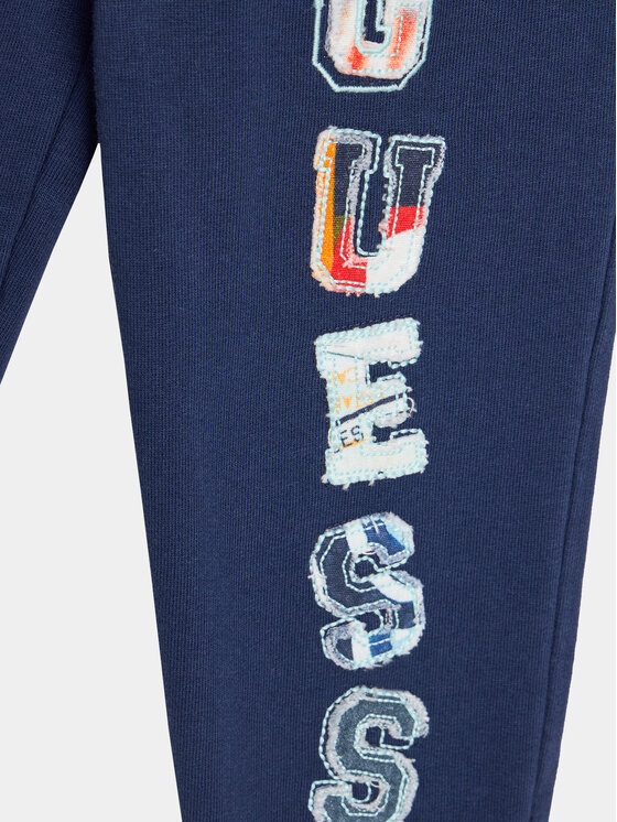Guess Guess Melegítő alsó N4GQ11 KA6R3 Sötétkék Regular Fit