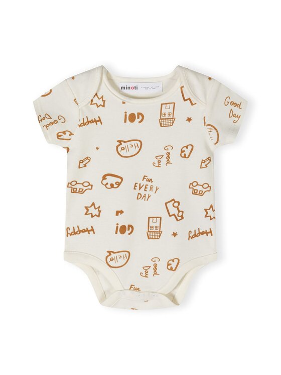 MINOTI MINOTI Body 24babypack3 Błękitny Regular Fit