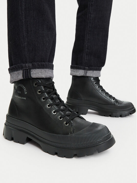 KARL LAGERFELD Schnürstiefeletten KL25234 Schwarz