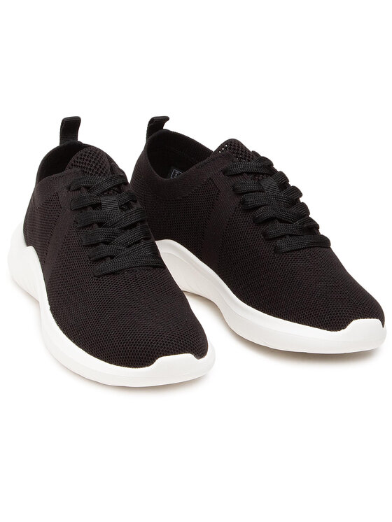 Clarks Clarks Сникърси Nova Glint 261599834 Черен