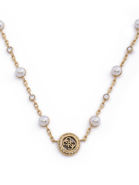 Guess Guess Naszyjnik JUBN05 515JW Złoty