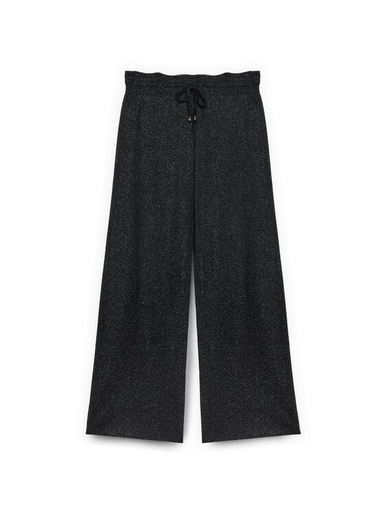 Fiorella Rubino Fiorella Rubino Pantaloni di tessuto P601E000060N033 Nero Regular Fit