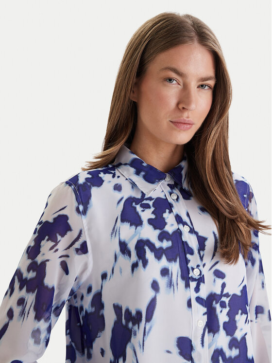 Calvin Klein Calvin Klein Marškiniai LV044F123G Mėlyna Relaxed Fit