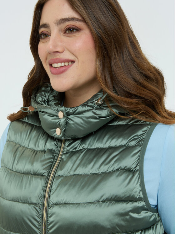 Fiorella Rubino Fiorella Rubino Bezrękawnik F027L000062N025 Zielony Regular Fit