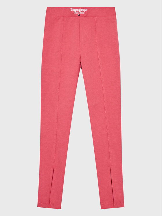 Tommy Hilfiger Tommy Hilfiger Leggings Graphic KG0KG07062 M Ružičasta Slim Fit