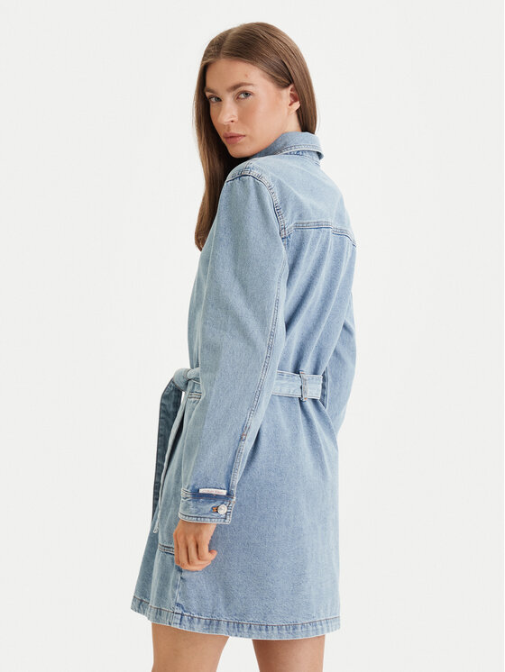Calvin Klein Jeans Calvin Klein Jeans Džínsové šaty LV047F671G Modrá Regular Fit