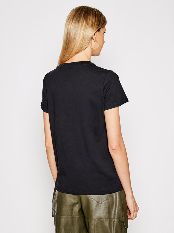 Lee Lee T-särk Logo Tee L42UER01 112109467 Must Regular Fit
