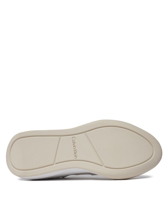 Calvin Klein Calvin Klein Sneakersy Cloud Wedge Lace Up-Pearlized HW0HW02040 Biały