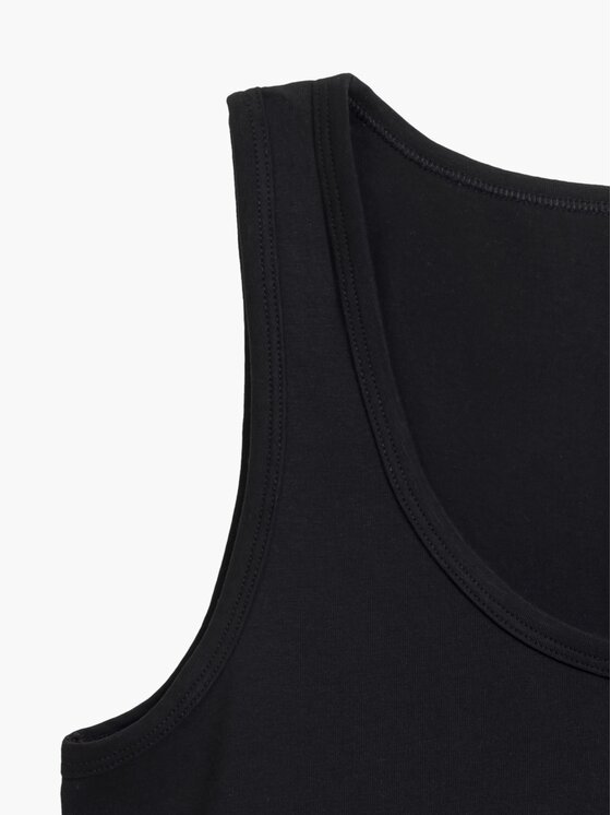 Atlantic Atlantic Top basic Czarny Regular Fit