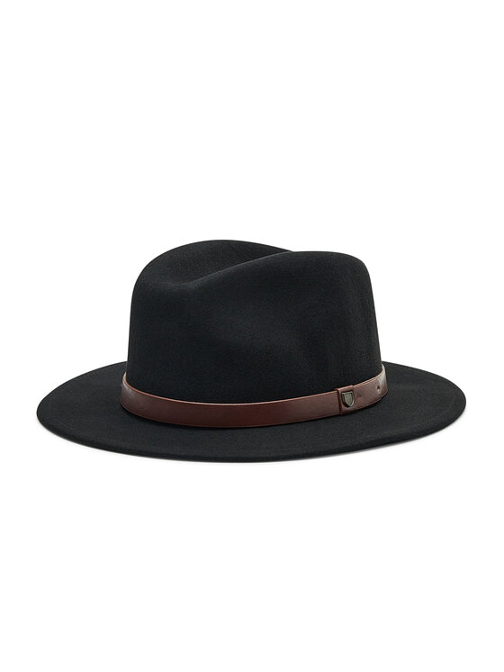 Pălărie Brixton Messer Fedora 10763 Negru