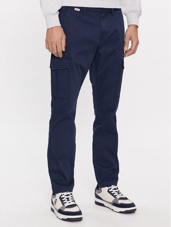 Férfi Szövet nadrág Tommy Jeans, Méret: 34/32, Sötétkék, Austin DM0DM17678