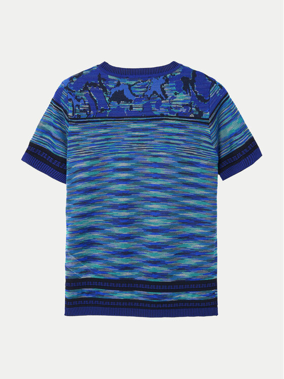 Desigual Desigual Pullover Butterfly 24WWTK08 Blau Regular Fit