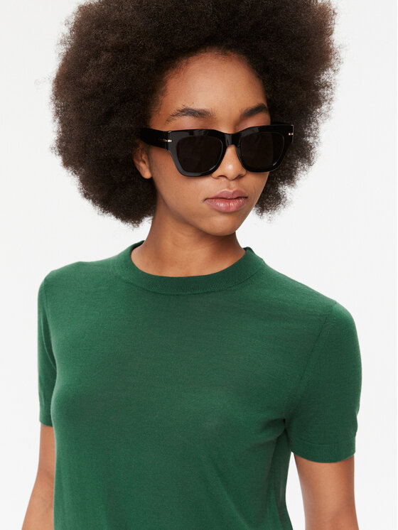 BOSS Boss Pulover 50492857 Zelena Regular Fit