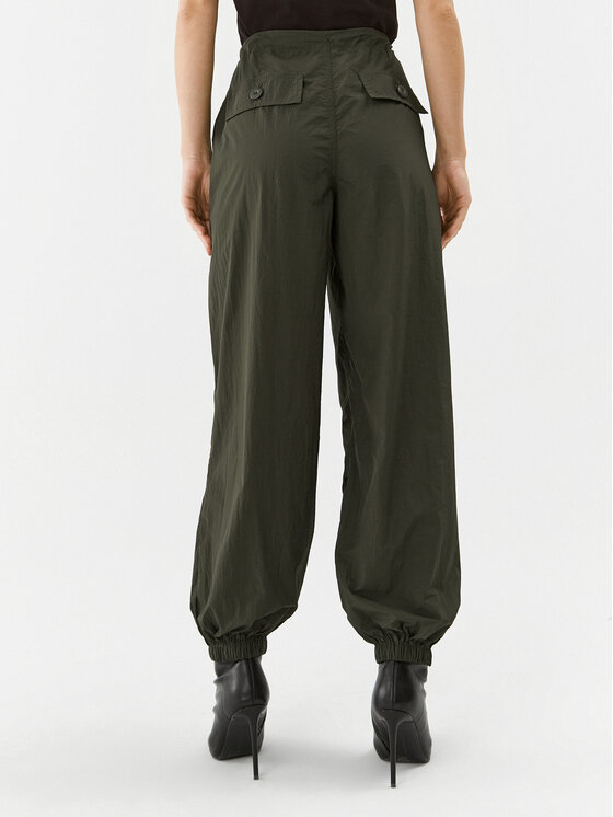 ONLY ONLY Hlače 15295049 Zelena Cargo Fit