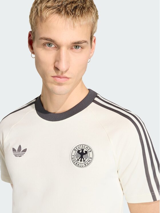 adidas adidas Koszulka techniczna 161699 Kremowy Slim Fit
