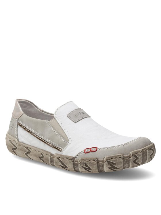 Rieker Rieker Halbschuhe L0359-80 Weiß