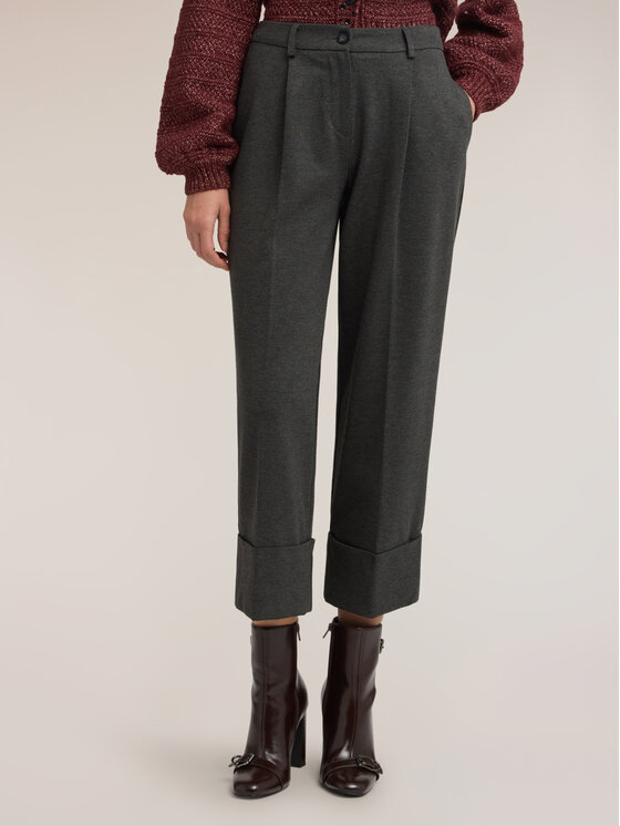 Motivi Motivi Pantaloni di tessuto P09IQ005063N023 Grigio Regular Fit