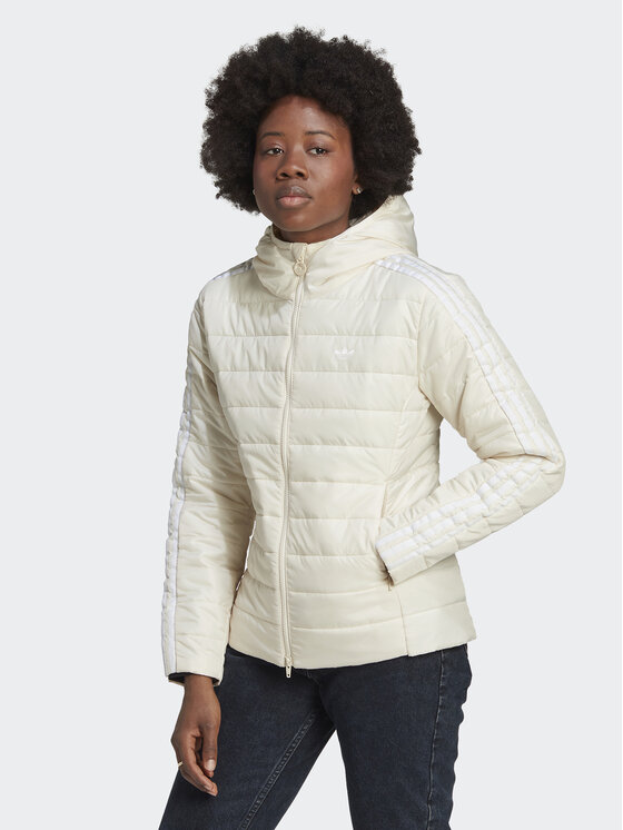 adidas adidas Átmeneti kabát Premium HK5251 Bézs Slim Fit