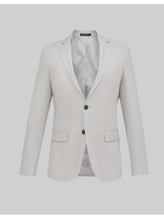 Borgio Borgio Marynarka pimonte Szary Slim Fit