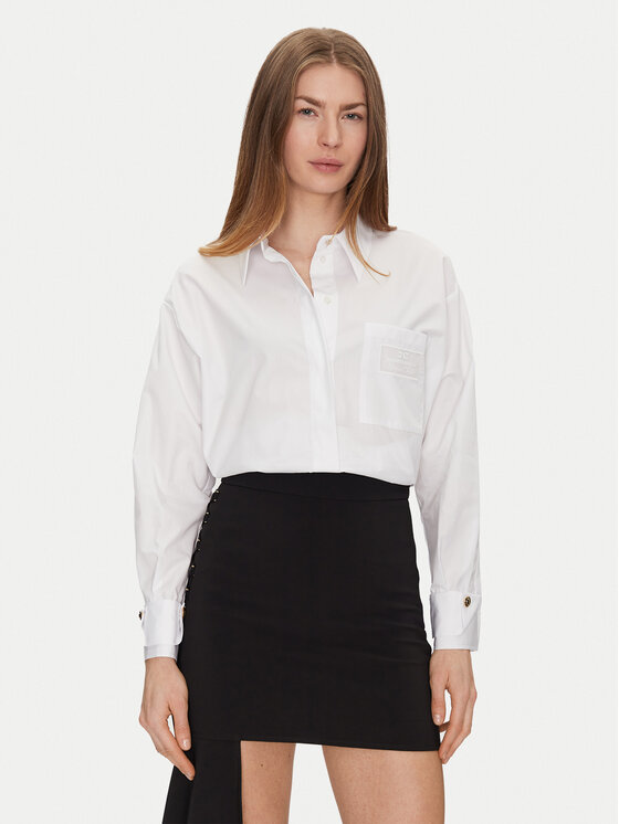 Elisabetta Franchi Elisabetta Franchi Särk CA-092-51E2-V380 Valge Regular Fit