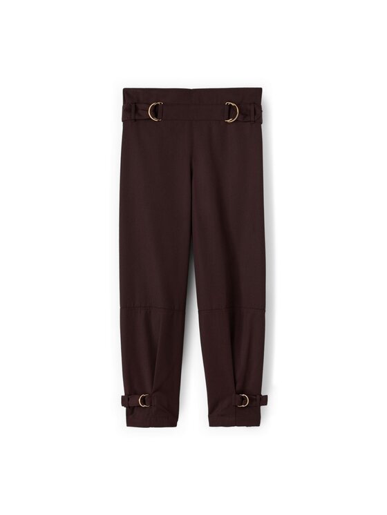 Motivi Motivi Pantaloni di tessuto P00EQ004562N022 Marrone Regular Fit