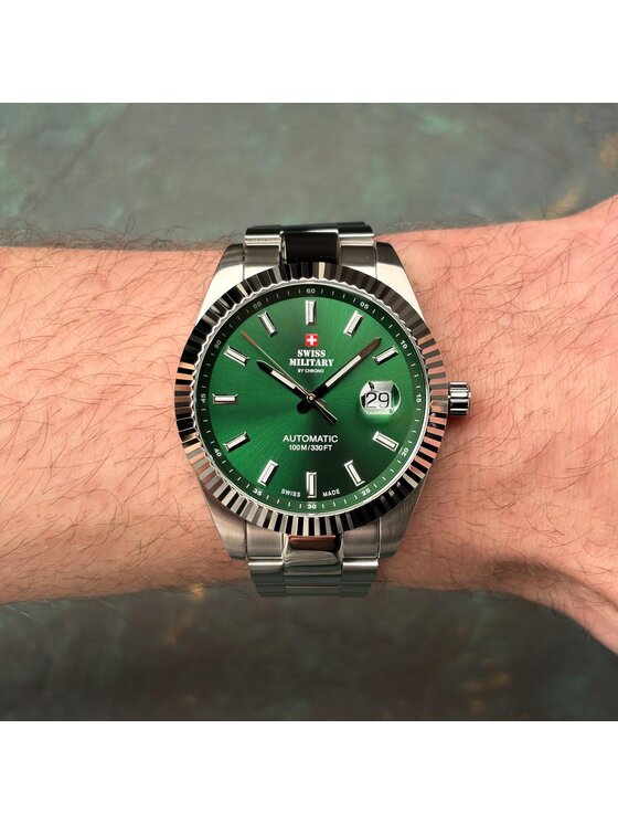 Swiss Military by Chrono Swiss Military by Chrono Hodinky SMA34110.04 Strieborná