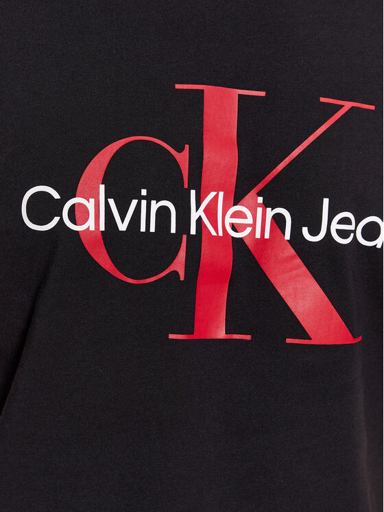 Calvin Klein Jeans Calvin Klein Jeans T-shirt J30J320935 Crna Slim Fit