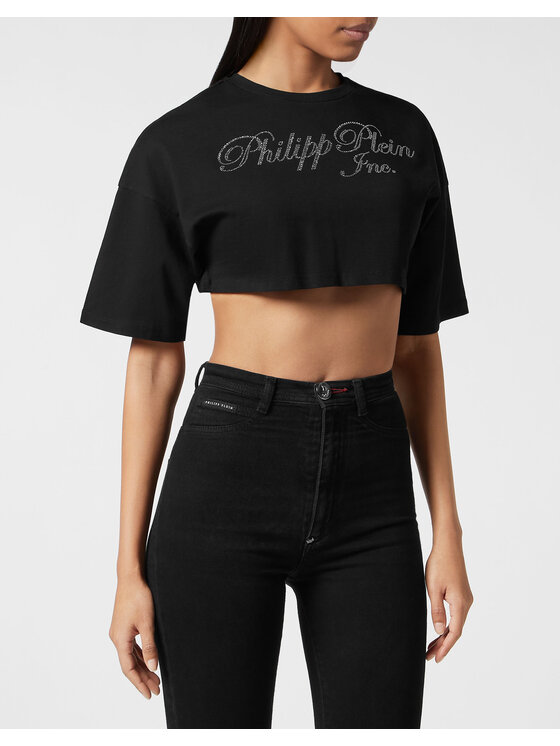 PHILIPP PLEIN PHILIPP PLEIN T-Shirt 9913 Černá Regular Fit