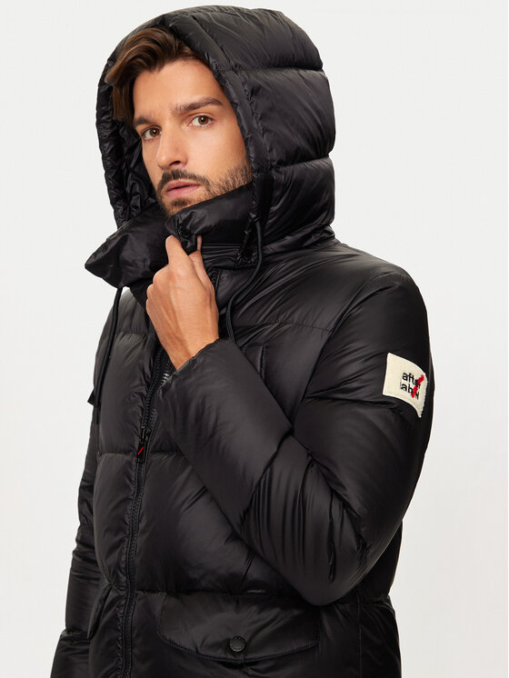 AFTER LABEL AFTER LABEL Μπουφάν πουπουλένιο Colonia A00016 Μαύρο Regular Fit