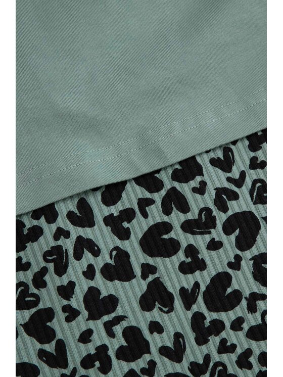 Coccodrillo Coccodrillo Sukienka codzienna WC6129101RGJ-011 Zielony Regular Fit