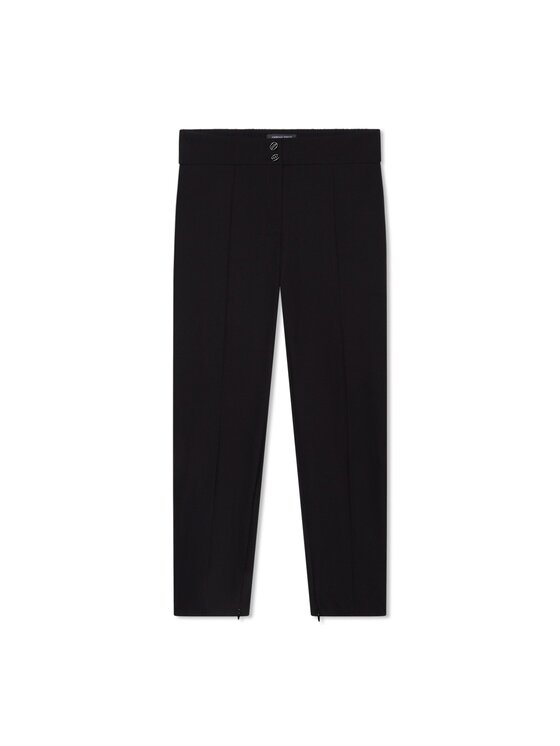 Fiorella Rubino Fiorella Rubino Spodnie materiałowe P079T005482N033 Czarny Regular Fit