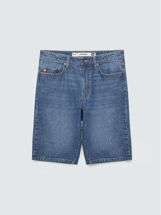 BIG STAR BIG STAR Kurtka jeansowa COLTER Niebieski Basic Fit