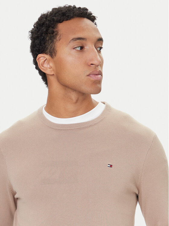 Tommy Hilfiger Tommy Hilfiger Светр Essential Ssnl MW0MW39999 Бежевий Regular Fit