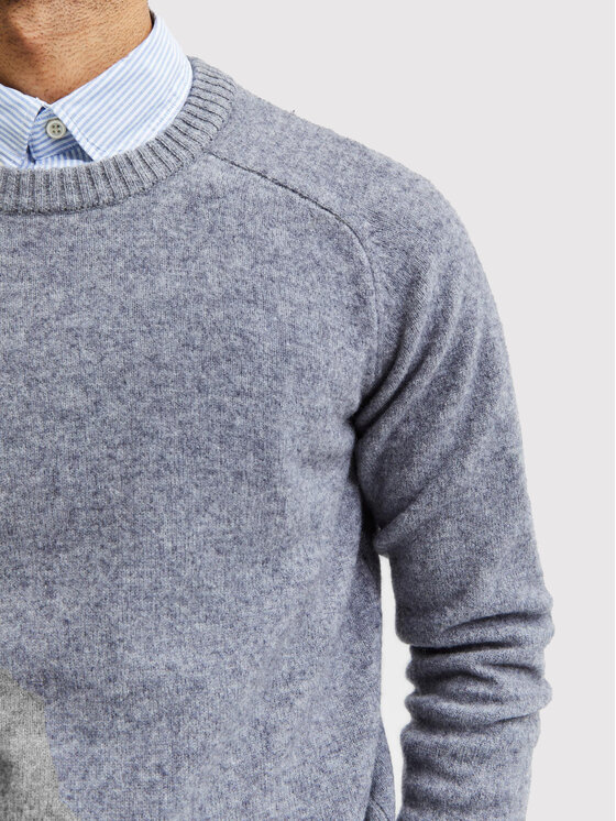 Selected Homme Selected Homme Pulover New Coban 16079780 Gri Regular Fit