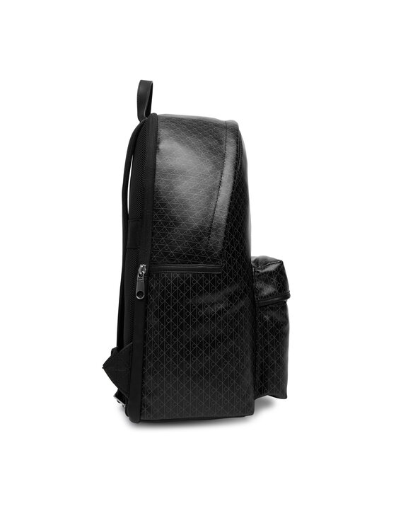 Calvin Klein Calvin Klein Ruksak Emblem Aop Coated Backpack LV04D3313G Crna
