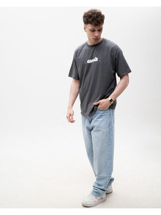 MyStars MyStars T-Shirt Koszulka Z Krótkim Rękawem Męska Szara MyStars Too Cool Miś S Szary Regular Fit