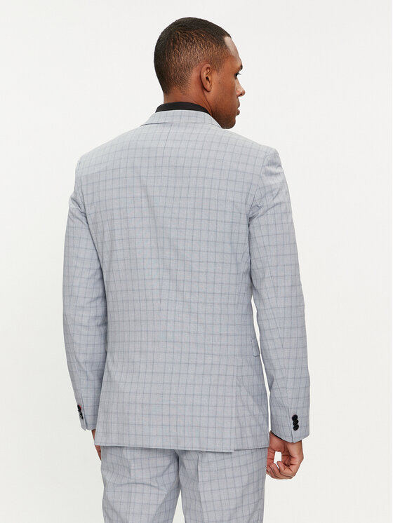 HUGO Hugo Costum Arti/Hesten 50513538 Gri Extra Slim Fit