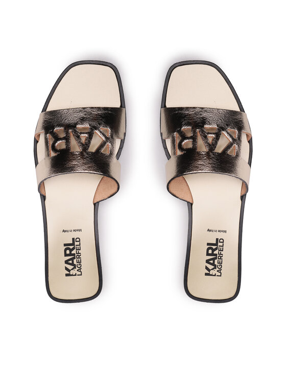 KARL LAGERFELD KARL LAGERFELD Šľapky KL80406 Zlatá