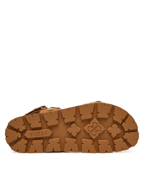 Guess Guess Sandály FLPFLO ESU03 Hnědá
