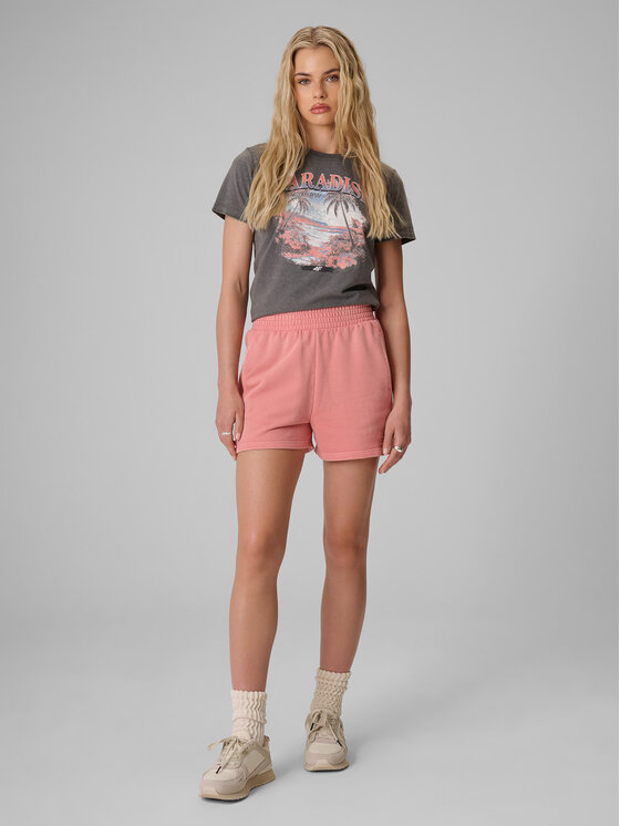 4F 4F Szorty sportowe APRES SEA Koralowy Regular Fit
