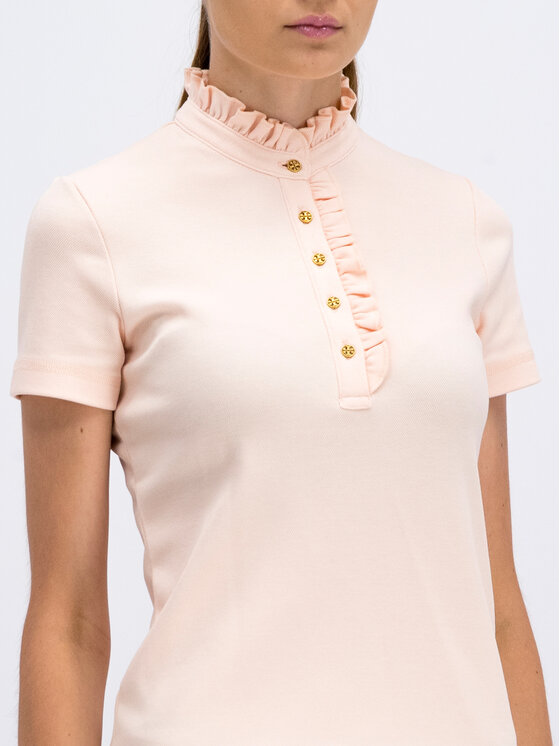 Tory Burch Polo 48392 Rosa Relaxed Fit • 